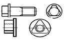 śruba z łbem trójkątnym