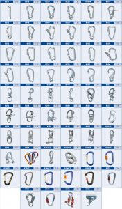 karabińczyki i krętliki nierdzewne